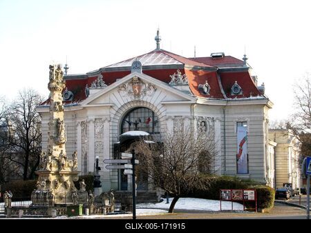 Theatre - Kecskemét-stock-foto