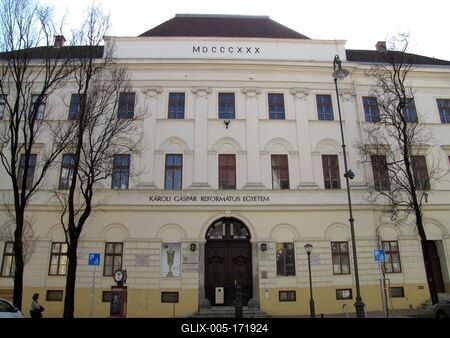 Károly Gáspár Reformed University - Kecskemét - Hungary-stock-foto