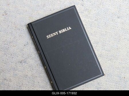 Holy Bible - Book - Hungarian edition-stock-foto