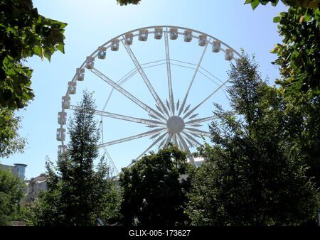 Budapest Big Eye Wheel-stock-foto