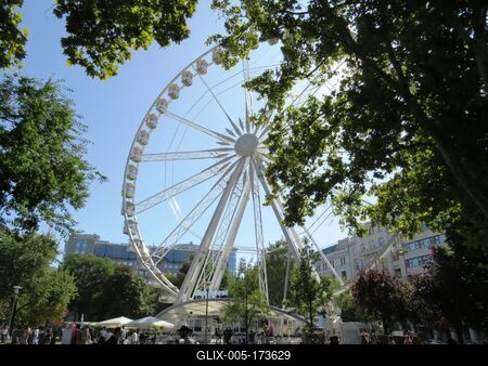 Budapest Big Eye Wheel-stock-foto