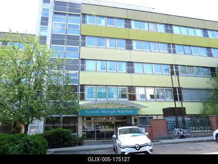 Budapest - St. Margaret Hospital-stock-foto