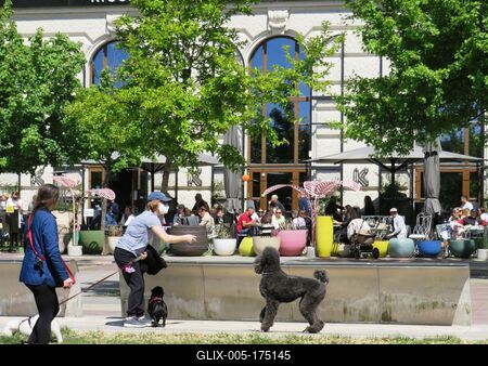 After Coronavirus lockdown - People outside-stock-foto