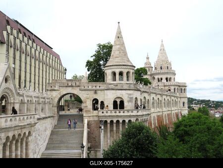 Fischerman's Bastion - Budapest-stock-foto
