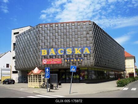 Bácska Store - Baja - Hungary-stock-foto