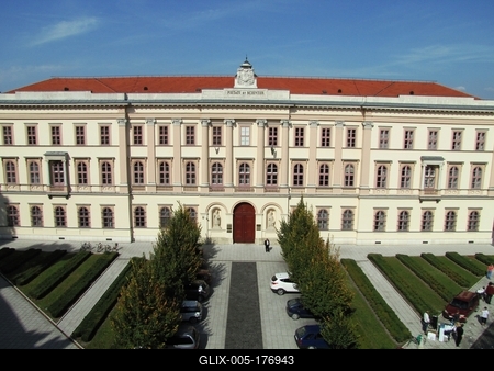 Esztergom Grand Seminary - Catholic Church - Hungary-stock-foto