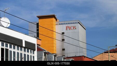 Szeged - Pick salami factory - Food Industry-stock-foto