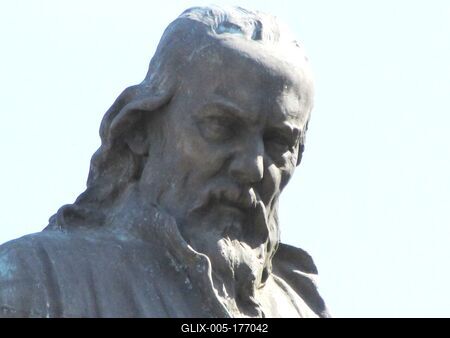 Statue of Ceramist Zsolnay Vilmos - Pécs - Hungary-stock-foto