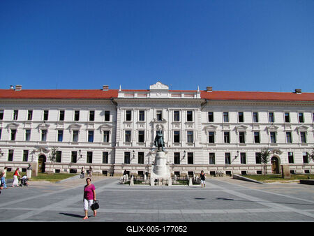 City Hall - Pécs - Hungary-stock-foto