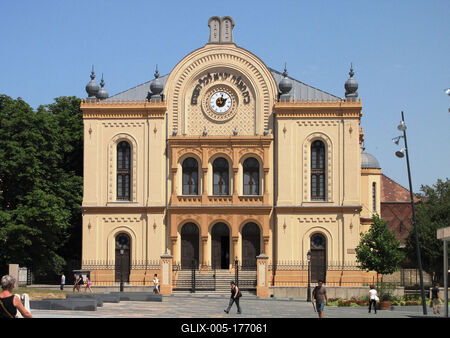 Synagogue of Pécs - Hungary-stock-foto