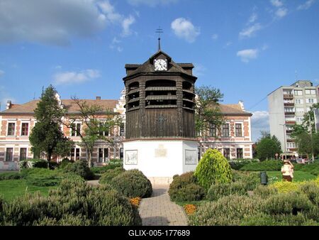 Tata Clock tower - Hungary-stock-foto