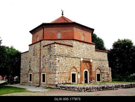 Malkocs Bey Mosque in Siklós - Hungary-stock-foto