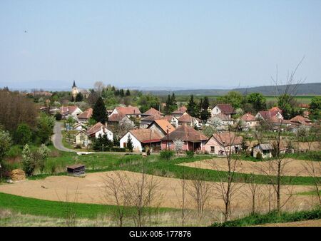 Horpács view - Hungary-stock-foto