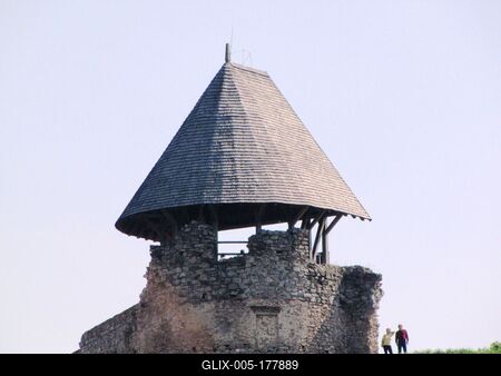 Nógrád Castle - Hungary-stock-foto