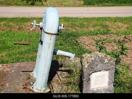 Petőfi well - Borsosberény - Hungary-stock-foto