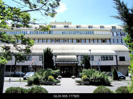 Zalaegerszeg - Hospital - Hungary-stock-foto