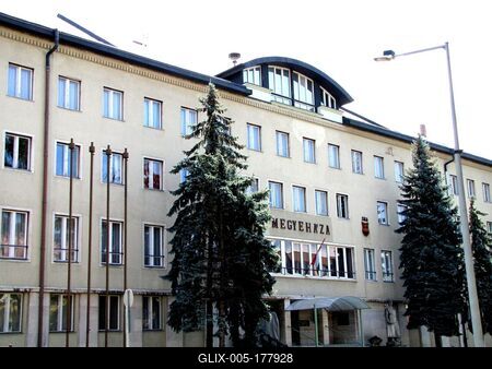 Zalaegerszeg County Hall - Hungary-stock-foto