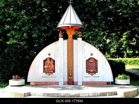 Monument of fight against Turks - Zalaegerszeg - Hungary-stock-foto