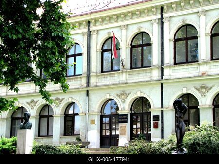 The Göcsej Museum in Zalaegerszeg - Hungary-stock-foto