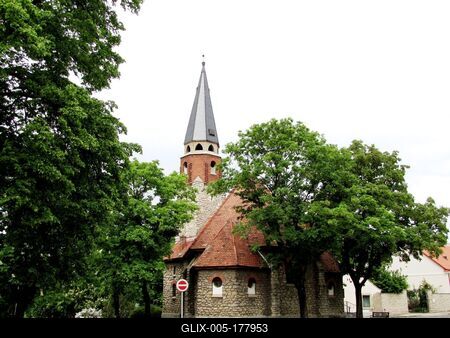 Sümeg - Reformed and Lutheran joint Church - Hungarty-stock-foto