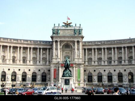 Vienna - Imperial Palace - Austria-stock-foto