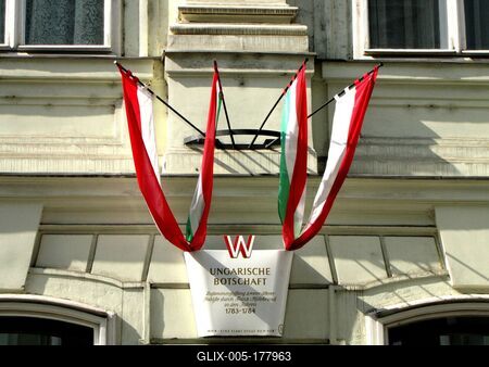 Hungarian Embassy in Vienna - Austria-stock-foto