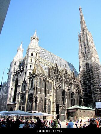 Stephansdom - Vienna's Cathedral - Austria-stock-foto