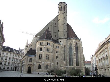 Vienna - Minorite Church - Austria-stock-foto