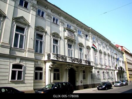 Hungarian Embassy in Vienna - Austria-stock-foto