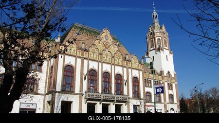 City Hall - Kiskunfélegyháza - Hungary-stock-foto