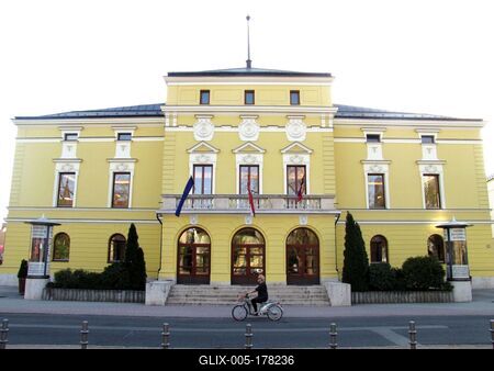 Theater in Nyíregyháza - Hungary-stock-foto