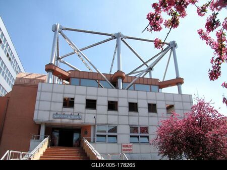 House of Trade Unions - Nyíregyháza - Hungary-stock-foto