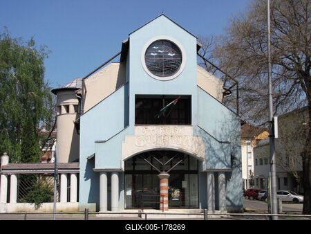 City Galery - Nyíregyháza - Hungary-stock-foto