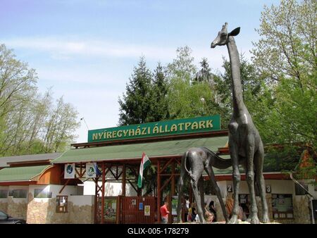 Zoo of Hyíregyháza - Hungary-stock-foto