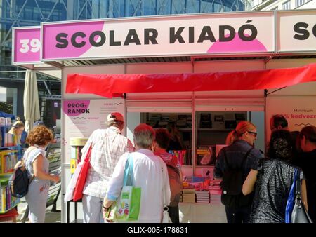 Budapest International Book Festival - Hungary-stock-foto
