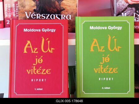 Book of Moldova György at the Budapest Book Festival-stock-foto