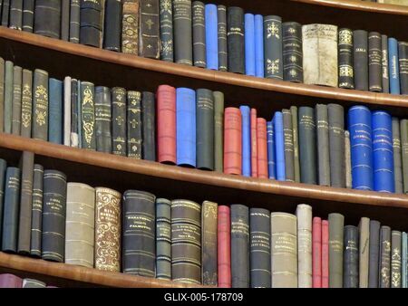 Old book at the Library of Pannonhalma Archabbey -Hungary-stock-foto