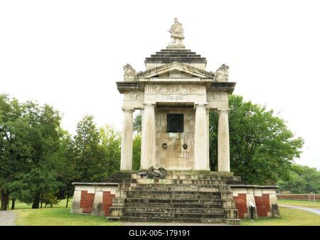 Árpád Memorial - Ópusztaszer - Conquest of Hungary-stock-foto