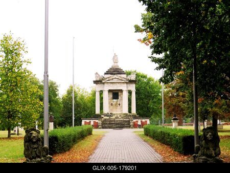 Árpád Memorial - Ópusztaszer - Conquest of Hungary-stock-foto
