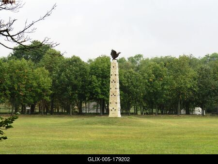 Hungsrisn nsational togetherness monument - Ópusztaszer-stock-foto