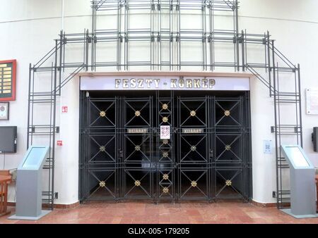 Feszty panorama Exhibition Hall - Ópusztaszer - Hungary-stock-foto