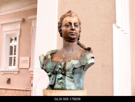 Bust of Maria Theresa - KIstelek - Installer Empress-stock-foto