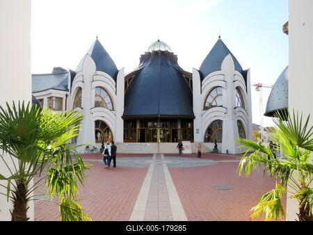 Makó thermal and Spa - Hungary - Organic Architecture-stock-foto