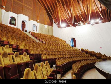 Theater Hall - Cultural Center - Makó - Organic architecture-stock-foto