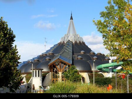 Makó - Thermal and Spa - Organic Architecture - Hungary-stock-foto