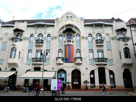 Art Nouveau Palace - REÖK - Szeged-stock-foto
