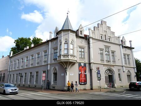 The Balch House - Szeged - Hungary-stock-foto