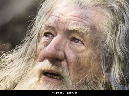 Harry Potter movie - Dumledore - Richard Harris-stock-foto