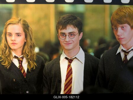 Harry Potter - Hermione Granger - Ron Weasley-stock-foto