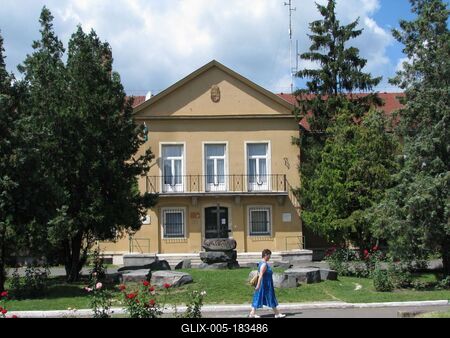 City Hall - Pásztó - Hungary-stock-foto